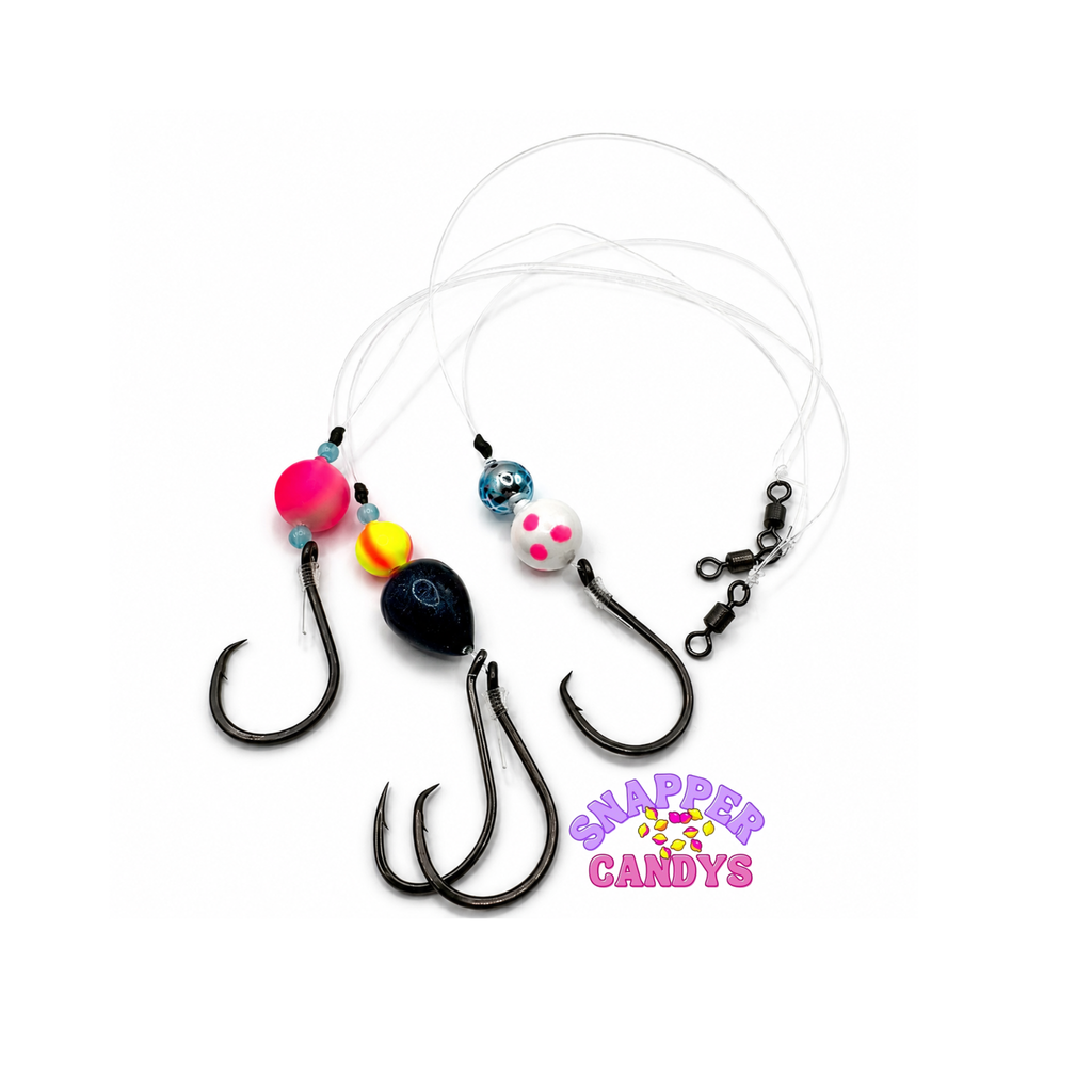 Snapper Candy Pulley Rig - Trace 3 Pack