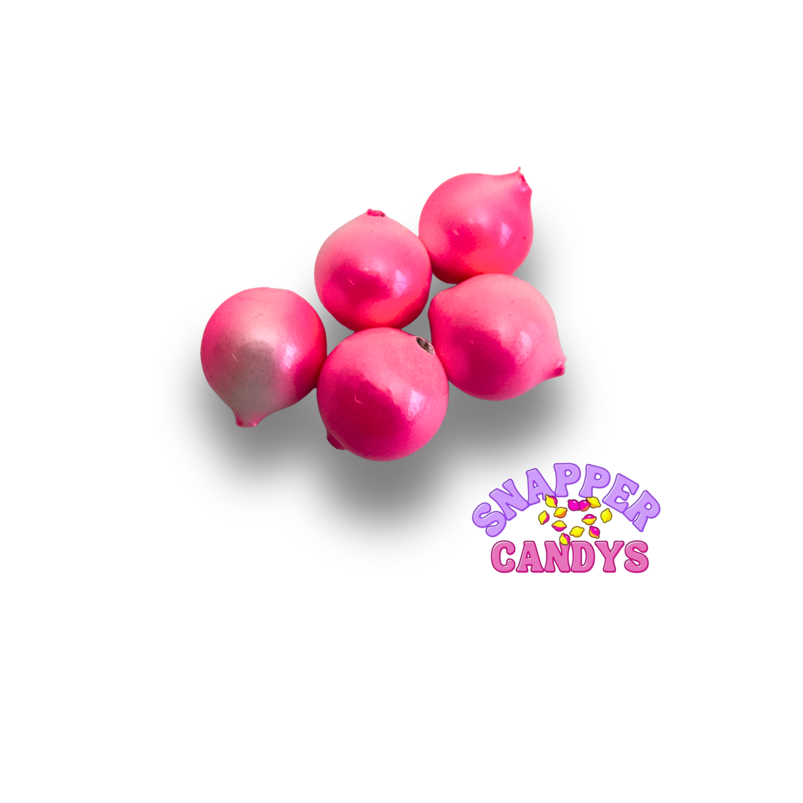 Strawberry Heart Snapper Candy UV Beads (5 Pack) | Snappercandy NZ